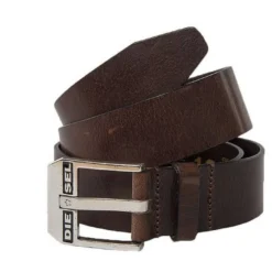 Diesel Ledergürtel mit Logo-Gravur Schwarz, Offblack, Dunkelbraun -Diesel Verkäufe 0ae04b0c eae5 5ba8 80de 6e38b711256a