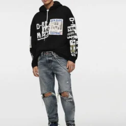 Diesel Ankle-Jeans Cropped Destroyed Mharky 084ZS -Diesel Verkäufe 0cfa503f 190e 5609 9664 745c2a70e5e7