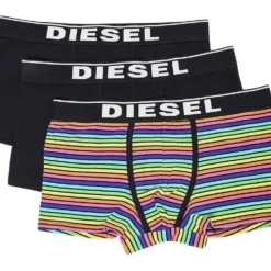 Diesel Boxer »Herren Boxershorts 3 PACK - Damienthreepack,« Schwarz#ft5_slash#Multicolor, Grün#ft5_slash#Orange#ft5_slash#Multicolor
