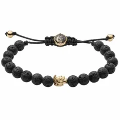 Diesel Armband »STACKABLES, DX1069710«, mit Lavasteinen