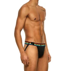 Diesel Tanga »Herren Jockstrap 3 Pack - UMBR-Jockythreepack,« Hellblau#ft5_slash#Dunkelblau#ft5_slash#Schwarz, Schwarz, Blau#ft5_slash#Pink#ft5_slash#Schwarz -Diesel Verkäufe 1ad3c533 053b 5305 ad6b 4a27fae60e40