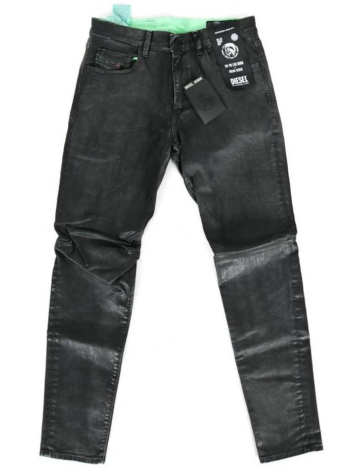 Diesel Slim-fit-Jeans Schwarz Beschichtet Knöchellang - D-Strukt 009DU W32 4 Diesel Slim-fit-Jeans Schwarz Beschichtet Knöchellang - D-Strukt 009DU W32 – Bild 4