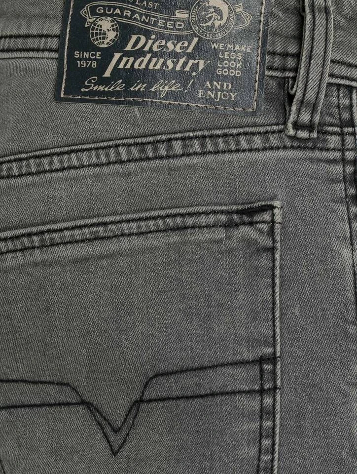 Diesel Regular-fit-Jeans Herren Stretch Hose Waykee Hell Grau RM014 4 Diesel Regular-fit-Jeans Herren Stretch Hose Waykee Hell Grau RM014 – Bild 4