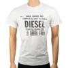 Diesel T-Shirt »00SXE6-0091A-100« weiss