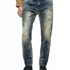 Diesel Tapered-fit-Jeans Dirty Look - Tiefer Schritt - D-Vider 0098S W32