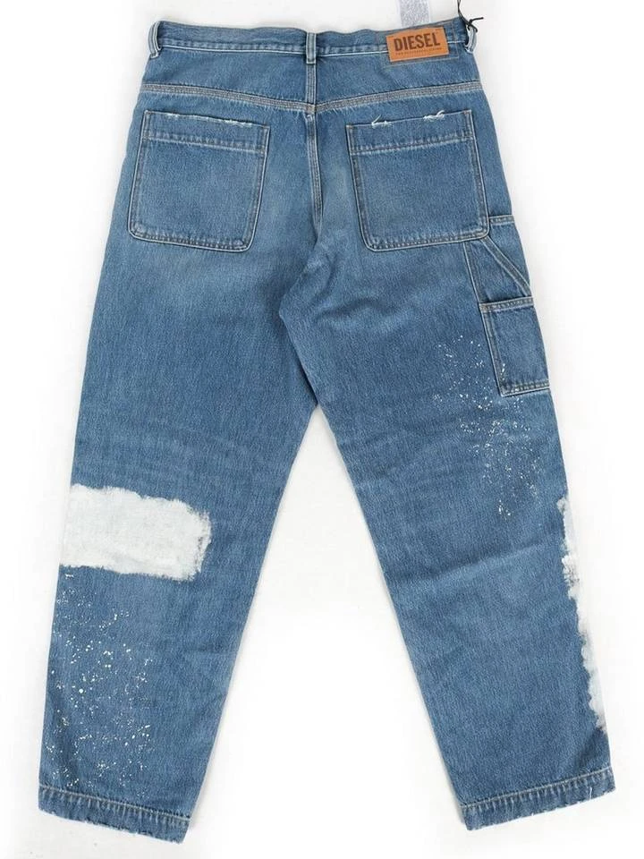 Diesel Relax-fit-Jeans Painted Look Hose D-Franky 009CB - W32 L32 3 Diesel Relax-fit-Jeans Painted Look Hose D-Franky 009CB - W32 L32 – Bild 3