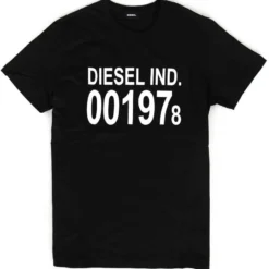 Diesel T-Shirt »Regular Fit Rundhals T-DIEGO-1978 Schwarz«