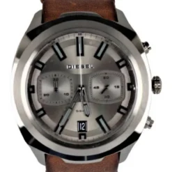 Diesel Quarzuhr »Herren Armbanduhr DZ4491 Tumbler Leder braun, Zifferblatt grau, analog«