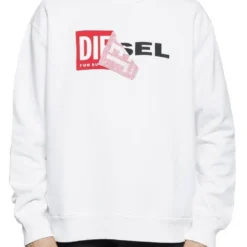 Diesel Sweatshirt »Oversize Pullover S-SAMY Weiß« -Diesel Verkäufe 64f6931c 40db 517b 9d5b 3b09402a7e36