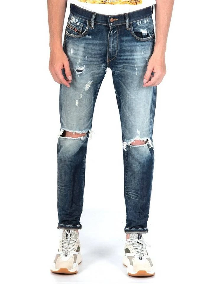 Diesel Slim-fit-Jeans Herren Destroyed Hose - D-Strukt 084AD W32 L32 1 Diesel Slim-fit-Jeans Herren Destroyed Hose - D-Strukt 084AD W32 L32