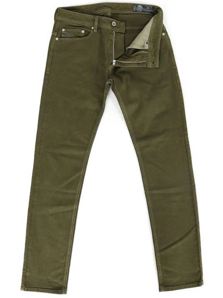 Diesel Slim-fit-Jeans Stretch Hose Olive Grün, Thavar XP-R R99S6 5 Diesel Slim-fit-Jeans Stretch Hose Olive Grün, Thavar XP-R R99S6 – Bild 5