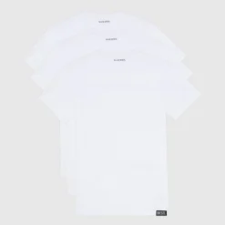 Diesel T-Shirt »Michael V-Neck« (3-tlg., 3er-Pack) Weiß, Schwarz, Schwarz, Schwarz#ft5_slash#weiß#ft5_slash#grau