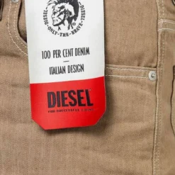 Diesel Tapered-fit-Jeans Tiefer Schritt - D-Vider 069MQ Hell Braun W32 -Diesel Verkäufe 75b0052e 3d12 5554 a236 b058a3cb9abc