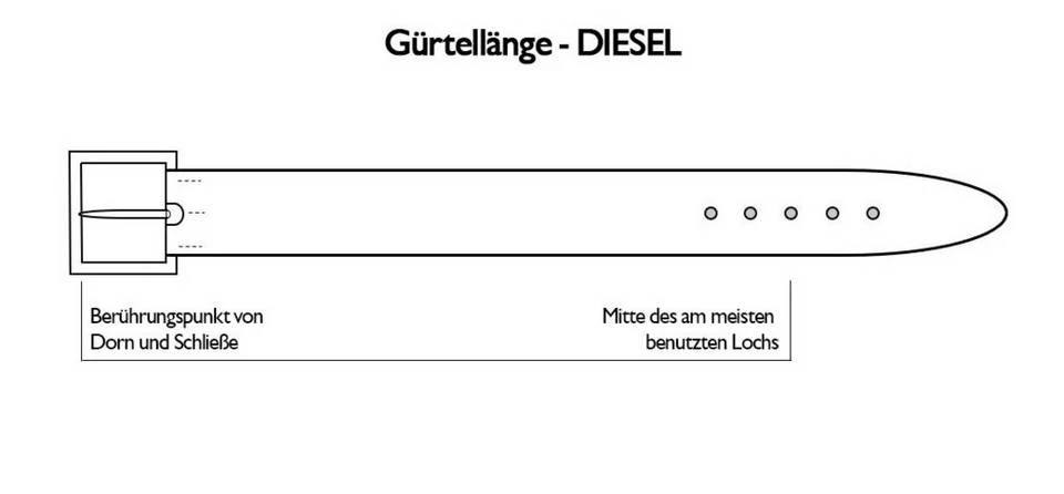 Diesel Ledergürtel »Herren Gürtel B-ZANO - Echt Leder,« 4 Diesel Ledergürtel »Herren Gürtel B-ZANO - Echt Leder,« – Bild 4