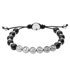 Diesel Armband »BEADS, DX1267040«, mit Kugeln aus Agate und Hämatit