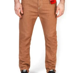 Diesel Tapered-fit-Jeans Tiefer Schritt - D-Vider 069MQ Dunkel Braun W32