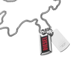 Diesel Kette mit Anhänger »DX1244040«, mit Achat