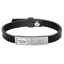 Diesel Armband »LEATHER/STEEL, DX1226040«