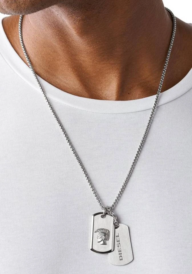 Diesel Kette mit Anhänger »MOHICAN - DOUBLE DOGTAGS, DX1210040« (Set, 3-tlg) 3 Diesel Kette mit Anhänger »MOHICAN - DOUBLE DOGTAGS, DX1210040« (Set, 3-tlg) – Bild 3