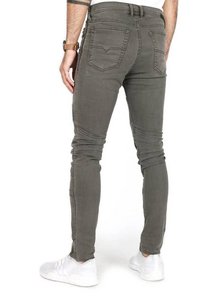 Diesel Skinny-fit-Jeans Biker Look Jogg Jeans Hose, Bakari-NE Grau 3 Diesel Skinny-fit-Jeans Biker Look Jogg Jeans Hose, Bakari-NE Grau – Bild 3