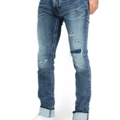 Diesel Slim-fit-Jeans Destroyed Jogg Jeans Hose - Thavar-Ne R60R0