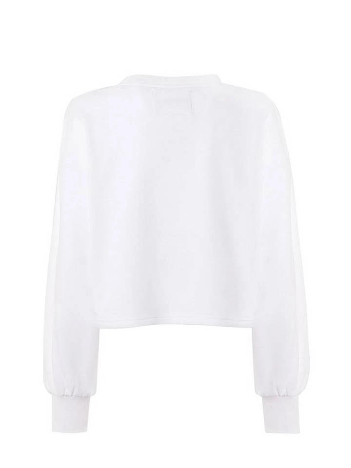 Diesel Sweater »Damen Cropped Sweatshirt - Rundhals-Sweater,« Weiß, Schwarz 2 Diesel Sweater »Damen Cropped Sweatshirt - Rundhals-Sweater,« Weiß, Schwarz – Bild 2