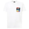Diesel T-Shirt »Herren T-Shirt - Pride Kollektion, Rundhals,« Schwarz, Wei&szlig;