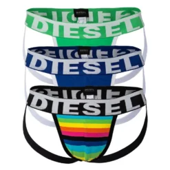 Diesel Tanga »Herren Jockstrap 3 Pack - UMBR-Jockythreepack,« Grün#ft5_slash#Blau, Schwarz -Diesel Verkäufe d89578a6 322d 55c0 80e5 67e12921d3b1