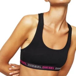 Diesel Bustier »Damen Bralette - UFSB-Miley Top, BH, Sport-BH,« Rot, Schwarz