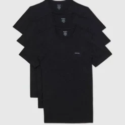 Diesel T-Shirt »Jake R-Neck« (3-tlg., 3er-Pack) Schwarz#ft5_slash#weiß#ft5_slash#grau, Weiß, Schwarz, Schwarz#ft5_slash#oliv#ft5_slash#blau