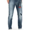 Diesel Tapered-fit-Jeans Herren Regular Tapered Stretch Jogg Jeans Destroyed, Krooley 084TZ