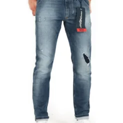 Diesel Tapered-fit-Jeans Herren Regular Tapered Stretch Jogg Jeans Destroyed, Krooley 084TZ