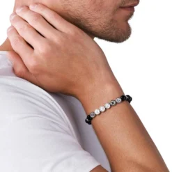 Diesel Armband »BEADS, DX1267040«, mit Kugeln aus Agate und Hämatit -Diesel Verkäufe e4104128 2938 5d60 9cf4 650025e11885