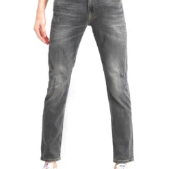 Diesel Slim-fit-Jeans Herren Stretch Hose Hell Grau Thavar XP R3L90 - W38 L30