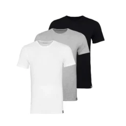 Diesel T-Shirt »Randal R-Neck« (3-tlg., 3er-Pack) Schwarz#ft5_slash#grau#ft5_slash#weiß, Schwarz, Weiß, Schwarz#ft5_slash#weiß#ft5_slash#blau