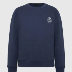 Diesel Sweatshirt »Willy Rundhals Logo« (1-tlg) Schwarz, Grau, Blau