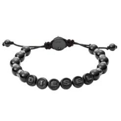 Diesel Armband »BEADS, DX1268001«, mit Kugeln aus Agate und Hämatit