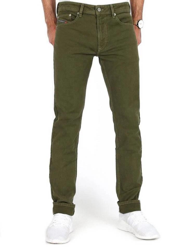 Diesel Slim-fit-Jeans Stretch Hose Olive Grün, Thavar XP-R R99S6 6 Diesel Slim-fit-Jeans Stretch Hose Olive Grün, Thavar XP-R R99S6 – Bild 6