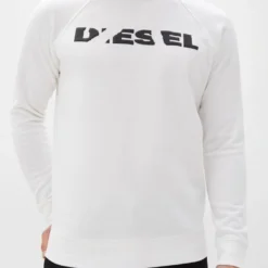 Diesel Sweatshirt »Regular Pullover S-ORESTES-BRO Weiß«